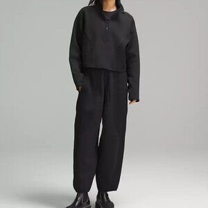 Lululemon Mixed Fabric Relaxed Fit Tapered High-Rise Pant